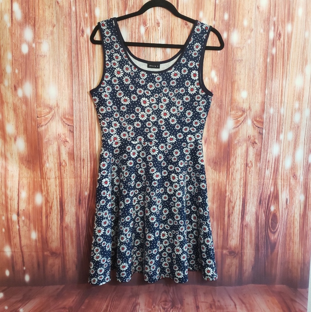 🌵4/$20🌵 Navy and White Daisy Dress